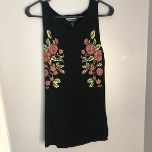 Grungey Floral Tank Top 🖤